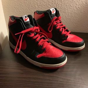 nike dunk high cmft bred